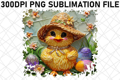 Whimsical Spring Animal 3D Graphics Sublimation afrosvg 