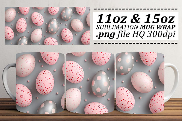 Whimsical Springtime Mugs | Easter Sublimation 11oz 15oz Sublimation afrosvg 