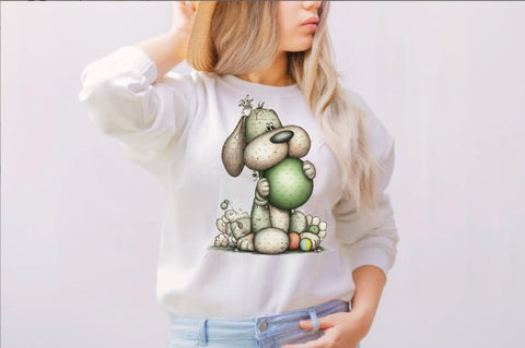 Whimsical St Patrick Dog Clipart Bundle. Sublimation SVGArt 