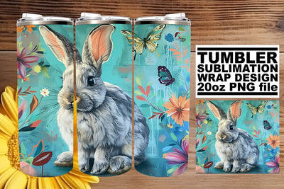 Whimsical Sublimation Designs with Bunnies Sublimation afrosvg 