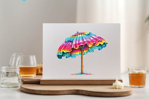 Whimsical Summer Beach Clipart Bundle. Sublimation SVGArt 