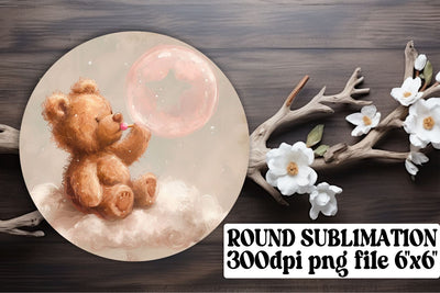 Whimsical Teddy Keychain Artistry Sublimation afrosvg 