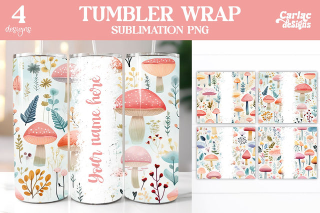 Whimsical Tumbler Sublimation Wrap Sublimation Carla C Designs 