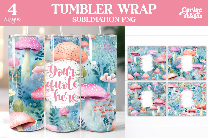 Whimsical Tumbler Sublimation Wrap Sublimation Carla C Designs 