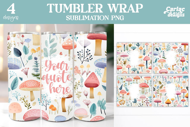 Whimsical Tumbler Sublimation Wrap Sublimation Carla C Designs 