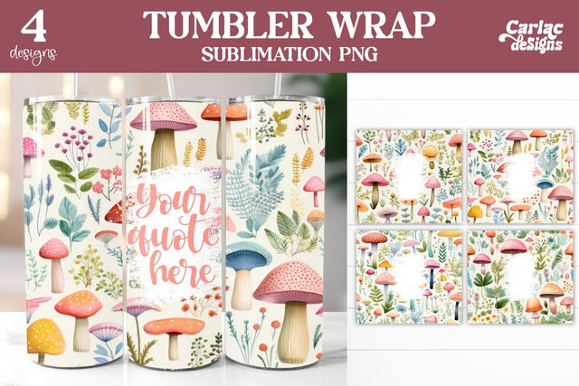 Whimsical Tumbler Sublimation Wrap Sublimation Carla C Designs 