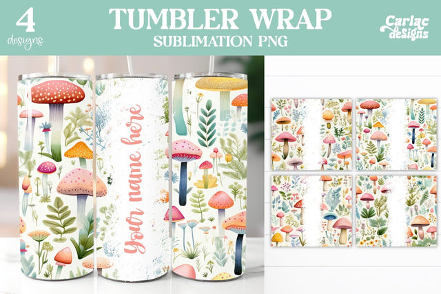 Whimsical Tumbler Sublimation Wrap Sublimation Carla C Designs 