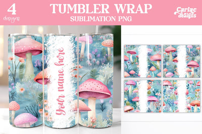 Whimsical Tumbler Sublimation Wrap Sublimation Carla C Designs 