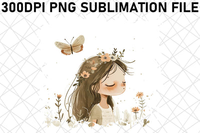 Whimsical Watercolor Kids Sublimation Artwork Sublimation afrosvg 