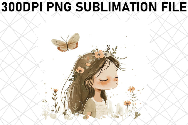 Whimsical Watercolor Kids Sublimation Artwork Sublimation afrosvg 