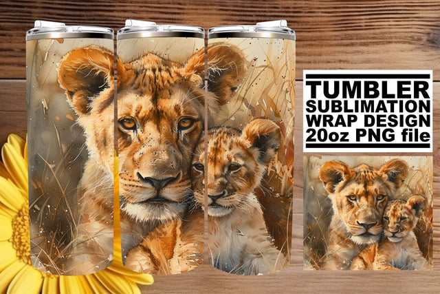 Whimsical Watercolor Mom & Child Tumbler: Mom's Love Sublimation afrosvg 