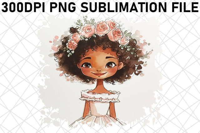 Whimsical Whispers: Watercolor Wedding Art Sublimation afrosvg 