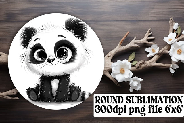 Whimsical Wildlife Round Ornaments Set for Sublimation Sublimation afrosvg 