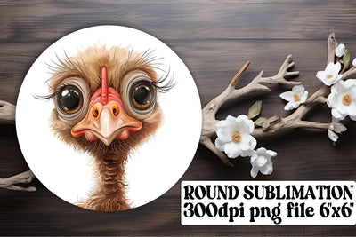 Whimsical Wildlife Sublimation Circles Pack Sublimation afrosvg 