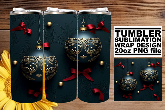 Whimsical Winter Theme Tumbler - Festive 20oz Sublimation afrosvg 