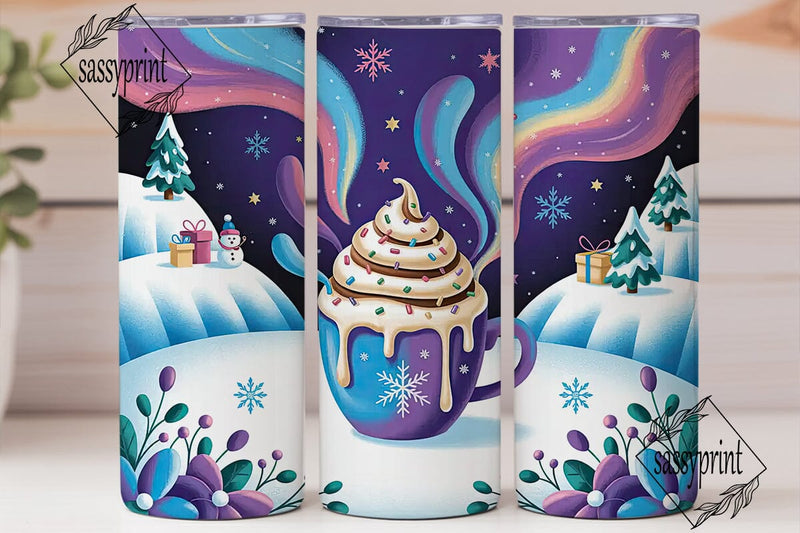 Whimsical Winter Wonderland 20oz Tumbler Sublimation sassyprint 