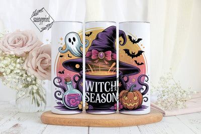Whimsical Witch 20oz Tumbler Wrap Sublimation sassyprint 
