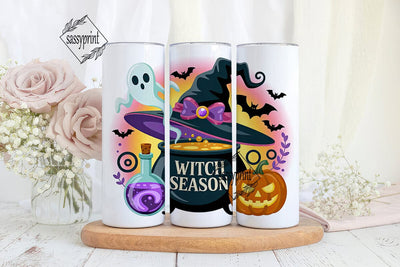 Whimsical Witch 20oz Tumbler Wrap Sublimation sassyprint 