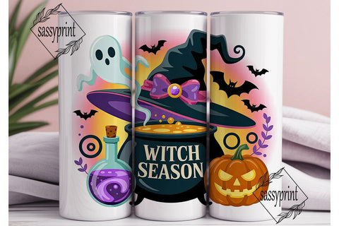 Whimsical Witch 20oz Tumbler Wrap Sublimation sassyprint 