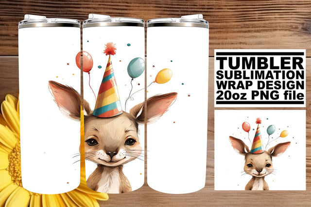 Whimsical Zoo Party: Birthday Sublimation Tumbler Sublimation afrosvg 