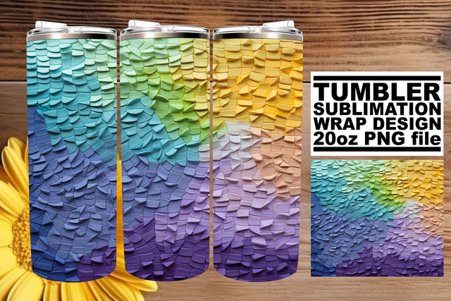 Whimsy and Charm in 3D: Tumbler Magic Sublimation afrosvg 