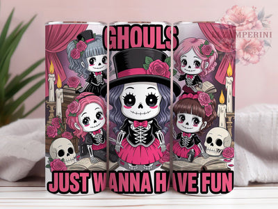 Whimsy Pastel Anime Goth Spooky Tumbler, Anime Ghouls Wrap, Coquette Pastel Cup, 20Oz Sublimation Design, Kawaii Goth Drinkware, Pastel Horror Mug, Cute Spooky Tumbler Sublimation Li Zamperini 