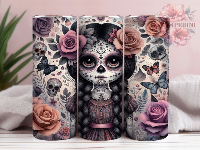 Whimsy Pastel Goth Cute Zombie Halloween Tumbler, Spooky Pastel Halloween Cup Wrap, 20Oz Sublimation Design, Pastel Goth Anime Drinkware, Cute Zombie Coffee Cup, Kawaii Halloween Tumbler, Gothic Pastel Mug Sublimation Li Zamperini 