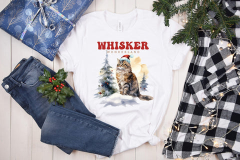 Whisker Wonderland - Christmas Cat Sublimation Sublimation CraftLabSVG 