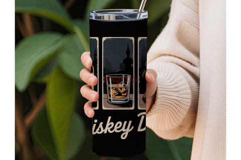 Whiskey Dad 20oz Tumbler Wrap Sublimation DesignSVG 