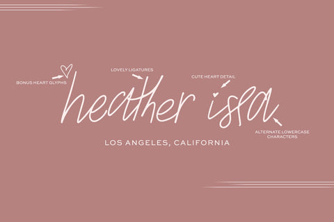 Whiskey Girl Signature Script Font Beck McCormick 