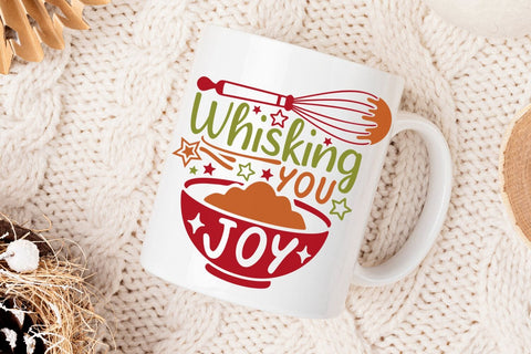Whisking You Joy| Funny Christmas Baking SVG Cutting Files. SVG CosmosFineArt 