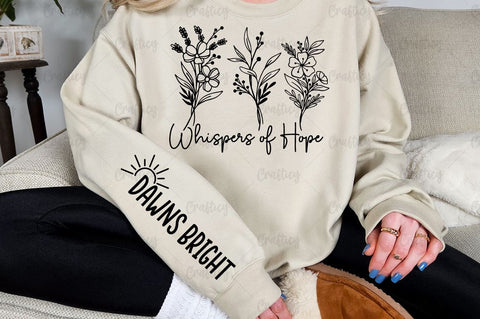 Whispers of Hope Sleeve SVG Design SVG Designangry 
