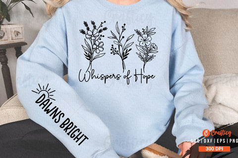 Whispers of Hope Sleeve SVG Design SVG Designangry 
