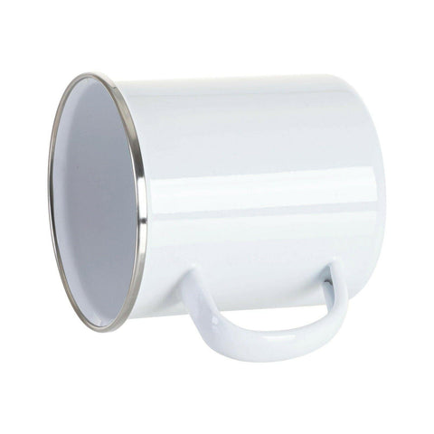 White 17oz Camping Mug | Craft Express Sublimation-Ready Enamel Mug | Blanks for Sublimation Physical Craft Express 