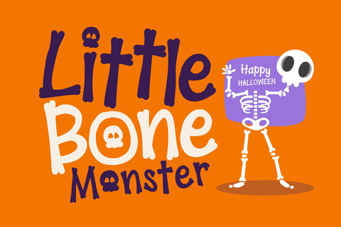 White Bone Monster Font BB Digital Arts 