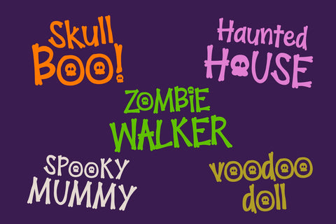 White Bone Monster Font BB Digital Arts 