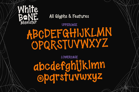 White Bone Monster Font BB Digital Arts 