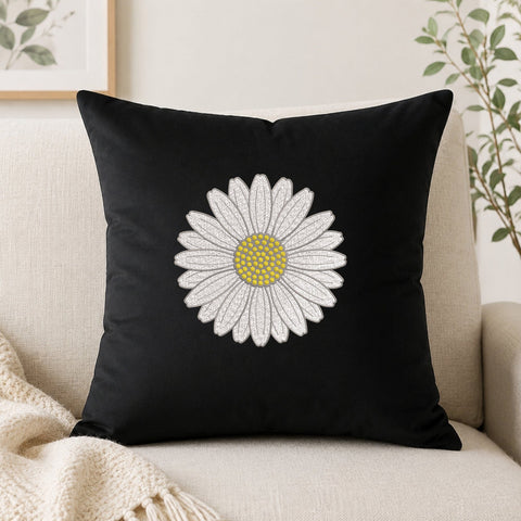 White Daisy Flower Embroidery Design – Simple Floral Daisy Blossom Machine Embroidery File Embroidery/Applique DESIGNS PatternFeed8 