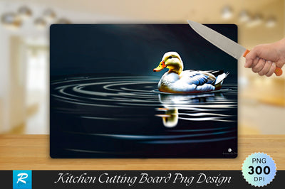 White Duck Floating Cutting Board Sublimation Regulrcrative 
