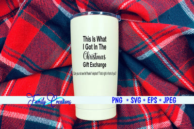 White Elephant - Gift Exchange SVG Family Creations 