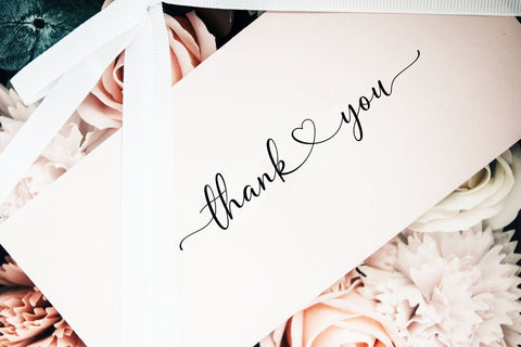 White Heart | Wedding Branding Font Font Jimtype Studio 