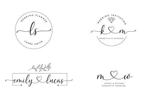 White Heart | Wedding Branding Font Font Jimtype Studio 