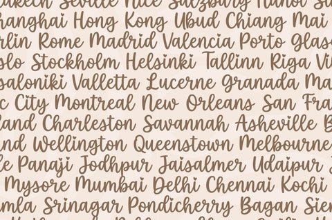 White Lily Font Studio Natural Ink 