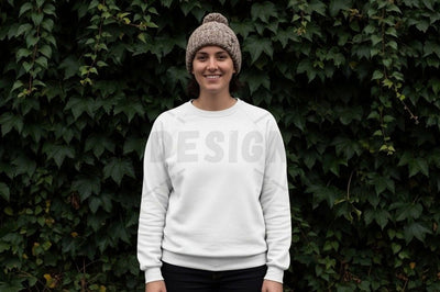 White long-sleeve t-shirt mockup Mock Up Photo Designangry 