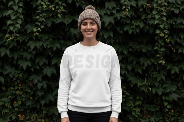 White long-sleeve t-shirt mockup Mock Up Photo Designangry 