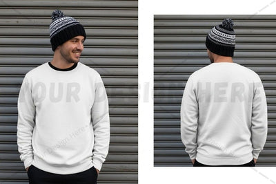 White long sleeve t-shirt mockup Mock Up Photo Designangry 