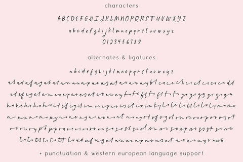 White Magnolias Script Font Beck McCormick 