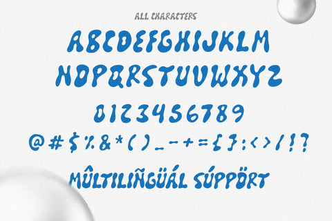 White Pearl - Groovy Font Font Timur type 