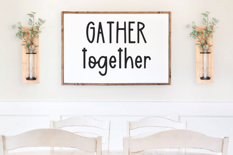 White Picket Fence, Farmhouse Handwritten Font for Cricut, Cute Handwriting Font Designing Digitals 