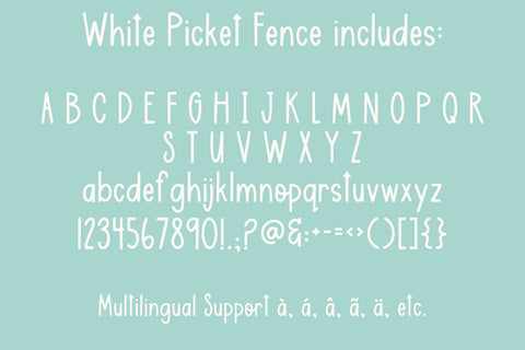 White Picket Fence, Farmhouse Handwritten Font for Cricut, Cute Handwriting Font Designing Digitals 
